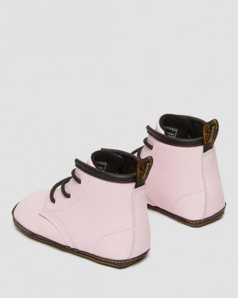 Dr Martens Newborn 1460 Auburn Nahkaiset Booties Lasten Saappaat Pinkki | Suomi_Dr91770