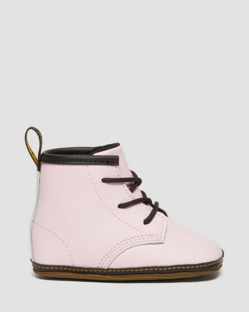 Dr Martens Newborn 1460 Auburn Nahkaiset Booties Lasten Saappaat Pinkki | Suomi_Dr91770