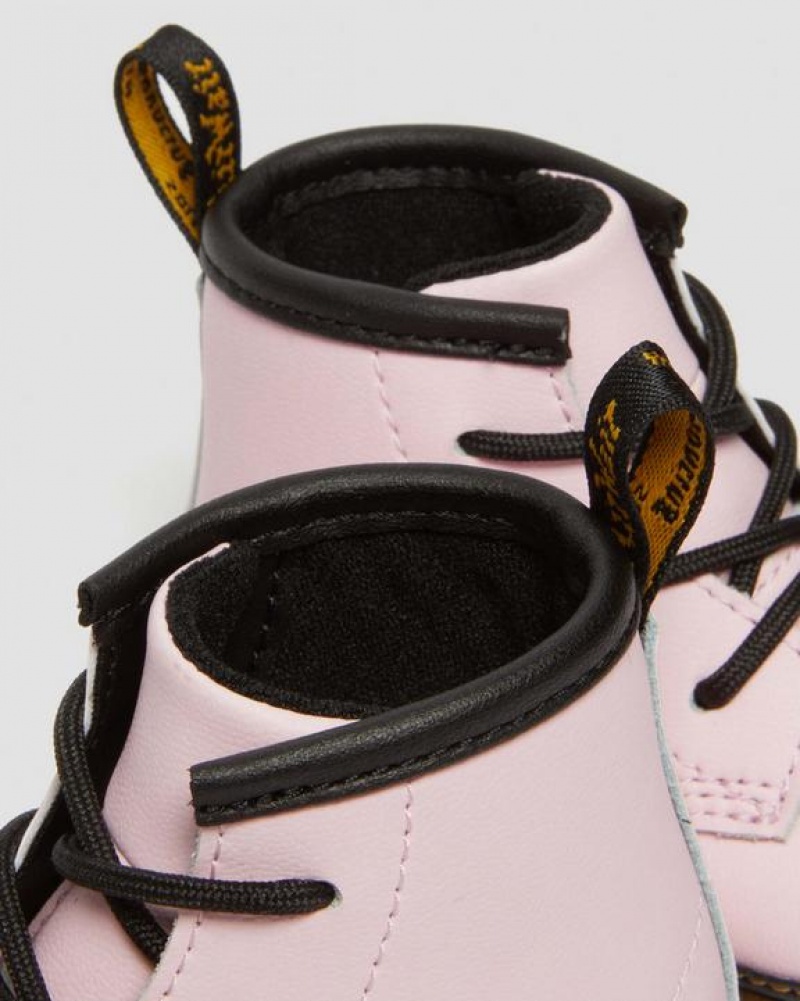 Dr Martens Newborn 1460 Auburn Nahkaiset Booties Lasten Saappaat Pinkki | Suomi_Dr91770