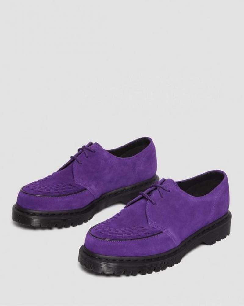 Dr Martens Ramsey Supreme Mokka Creepers Naisten Kengät Violetit | Suomi_Dr49945