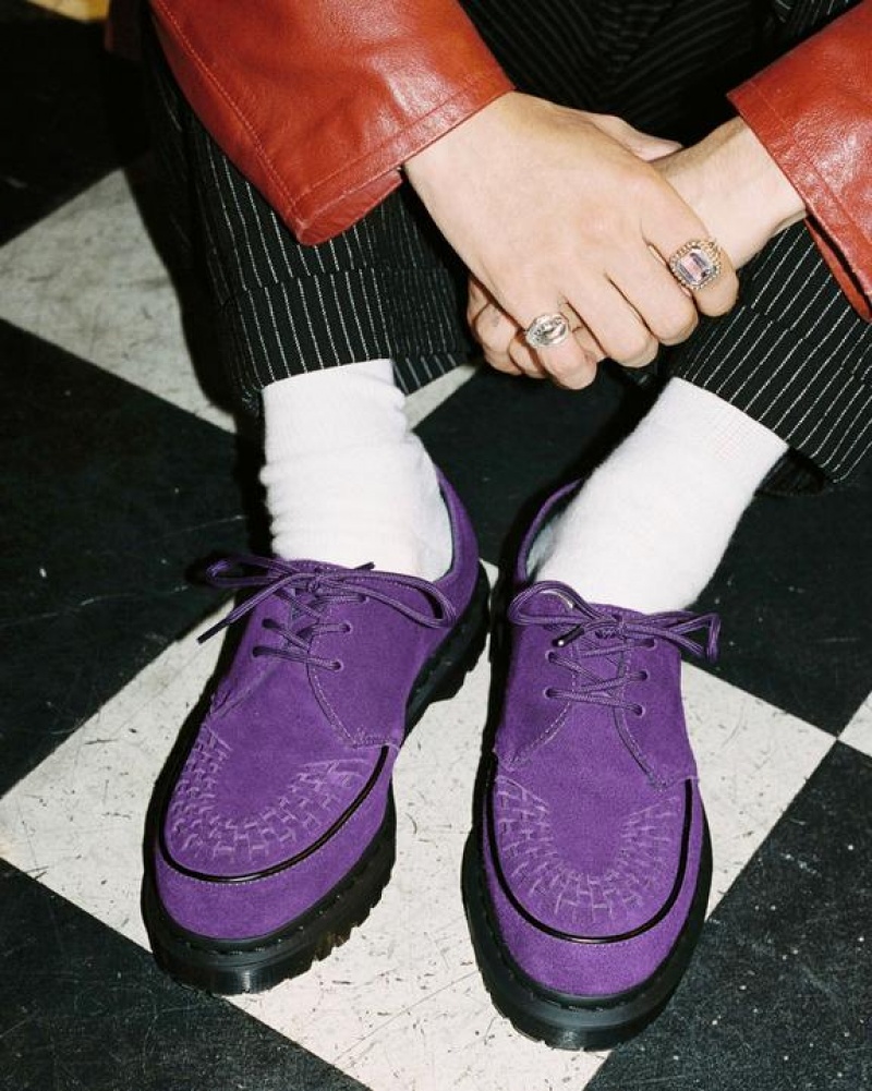 Dr Martens Ramsey Supreme Mokka Creepers Naisten Kengät Violetit | Suomi_Dr49945