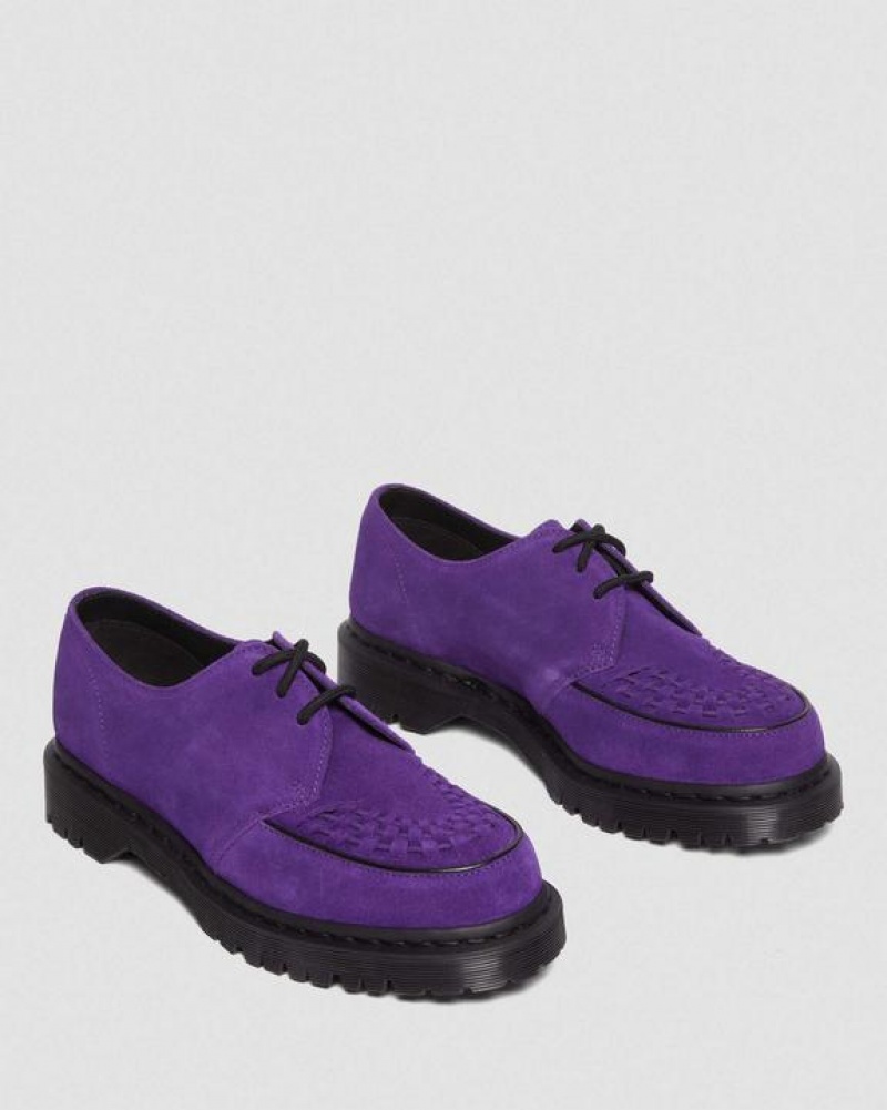 Dr Martens Ramsey Supreme Mokka Creepers Naisten Kengät Violetit | Suomi_Dr49945