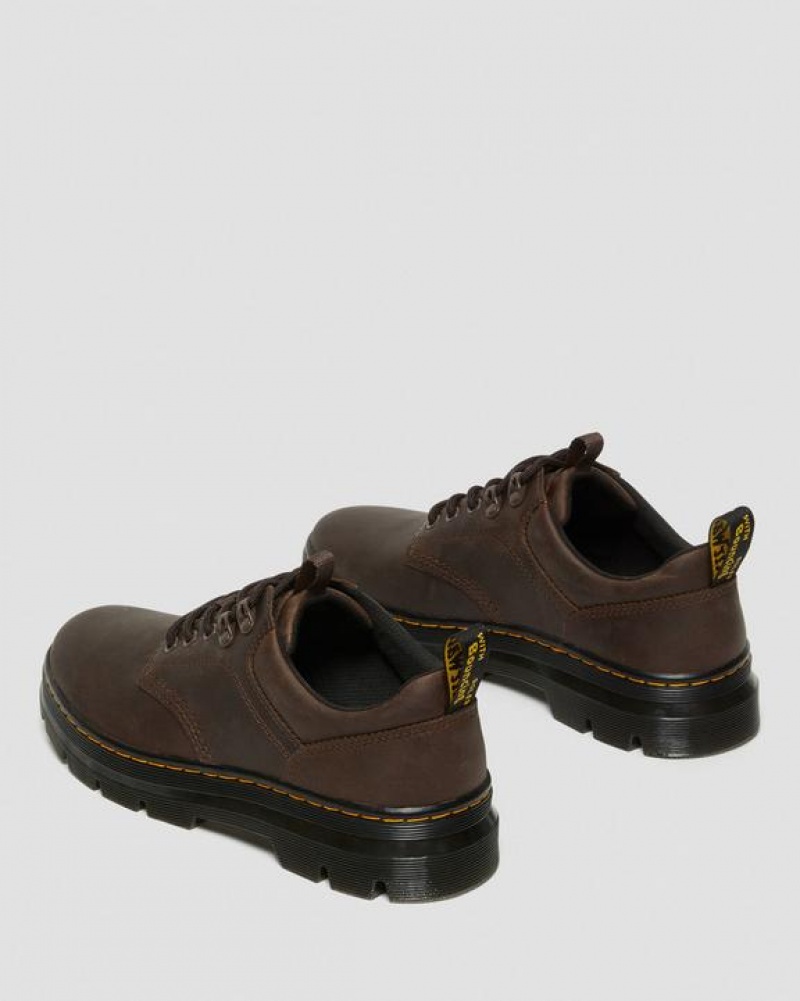 Dr Martens Reeder Crazy Horse Nahkaiset Utility Naisten Kengät Tummanruskea | Suomi_Dr61250