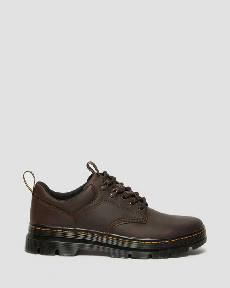 Dr Martens Reeder Crazy Horse Nahkaiset Utility Naisten Kengät Tummanruskea | Suomi_Dr61250