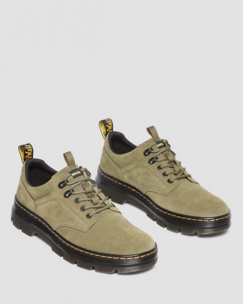 Dr Martens Reeder Mokka Utility Miesten Kengät Oliivinvihreä | Suomi_Dr13025