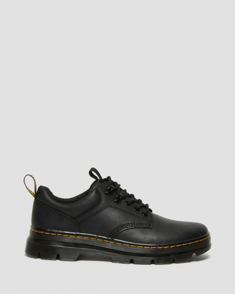 Dr Martens Reeder Wyoming Nahkaiset Utility Miesten Kengät Mustat | Suomi_Dr36951