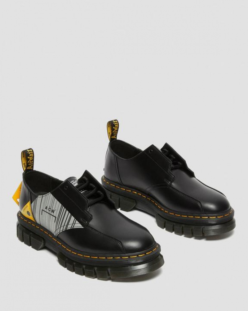 Dr Martens Rikard A-Cold-Wall* Nahkaiset Miesten Kengät Mustat | Suomi_Dr85226