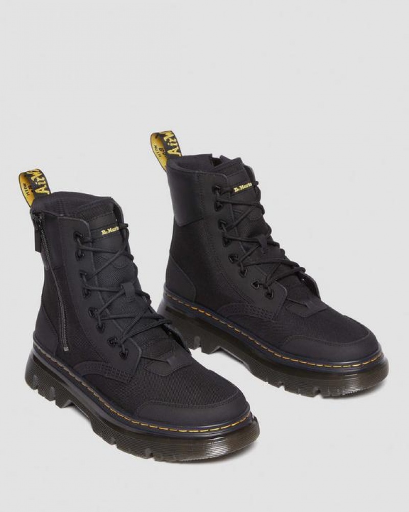 Dr Martens Tarik Zip Poly & Nahkaiset Utility Naisten Saappaat Mustat | Suomi_Dr88043