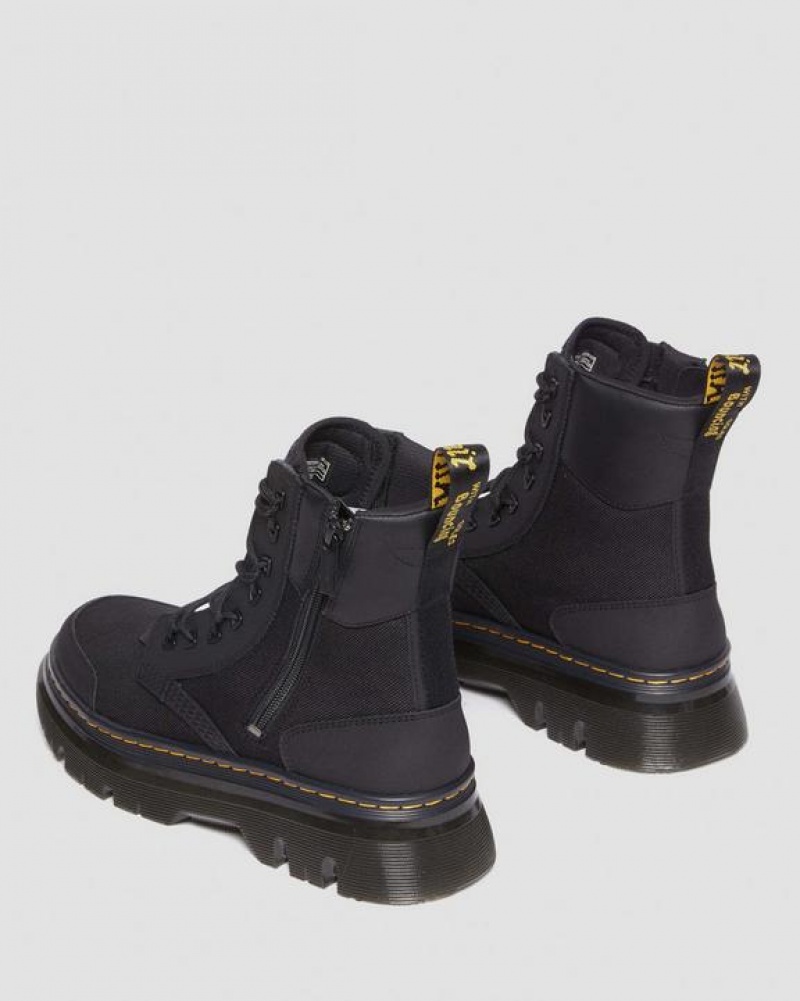 Dr Martens Tarik Zip Poly & Nahkaiset Utility Naisten Saappaat Mustat | Suomi_Dr88043