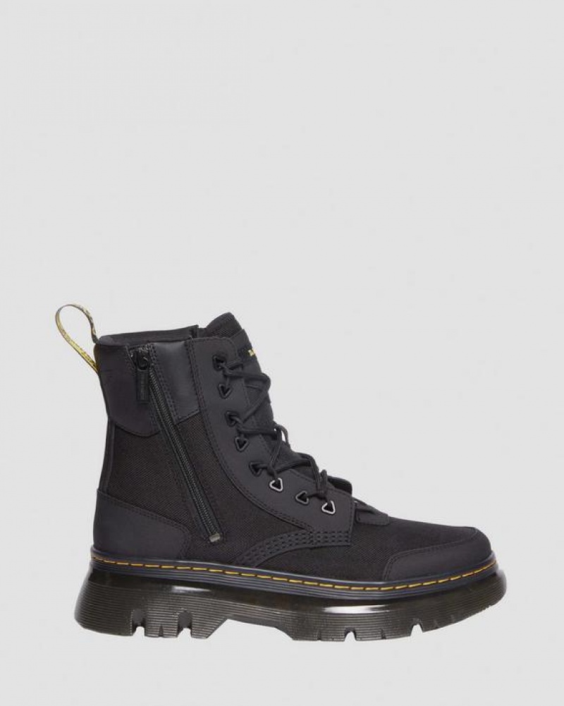 Dr Martens Tarik Zip Poly & Nahkaiset Utility Naisten Saappaat Mustat | Suomi_Dr88043