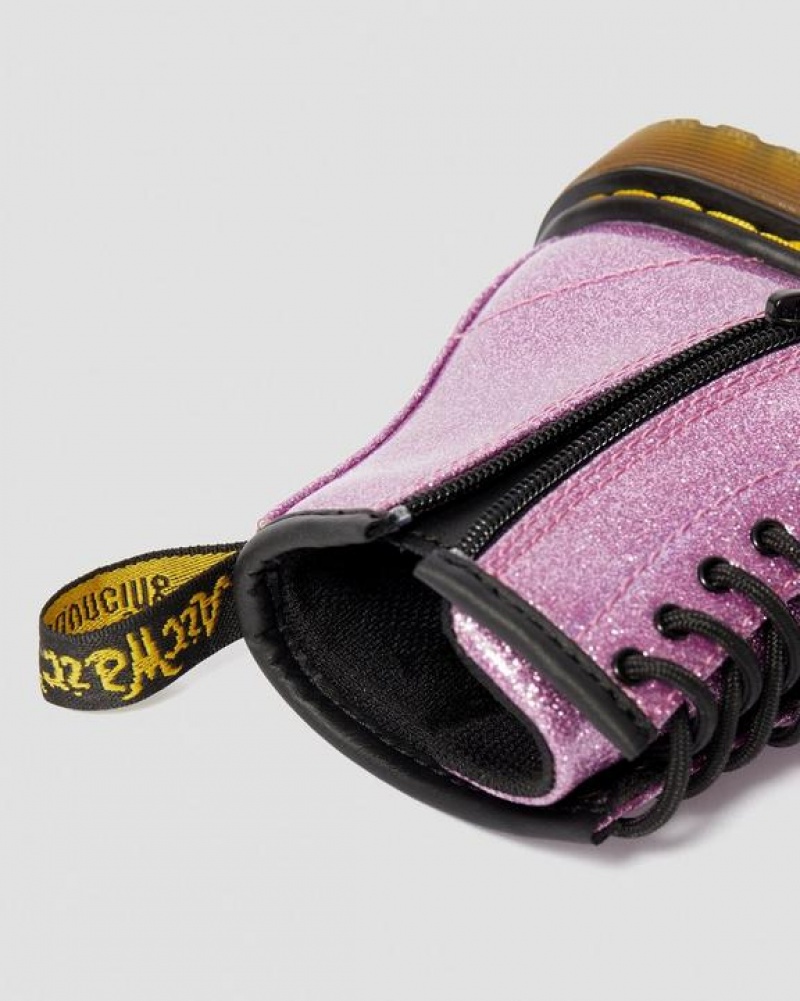 Dr Martens Toddler 1460 Glitter Pitsi Up Lasten Saappaat Tummanpinkki | Suomi_Dr91124