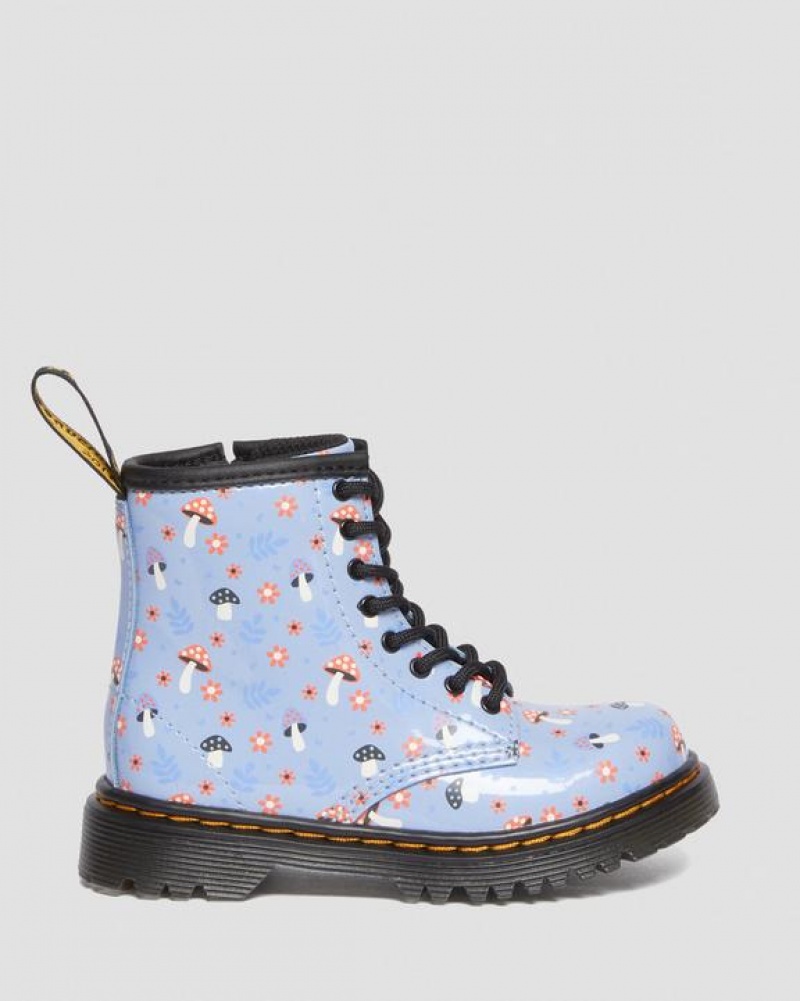 Dr Martens Toddler 1460 Kiiltonahka Woodland Pitsi Up Lasten Saappaat Sininen | Suomi_Dr88735