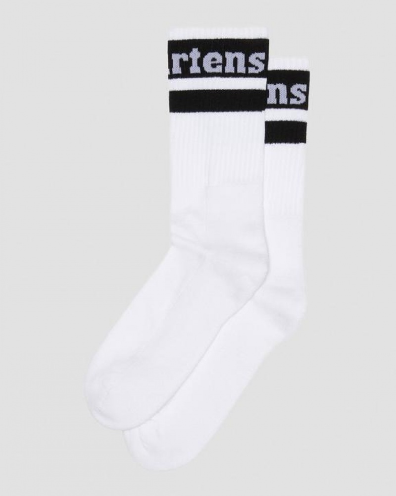 Dr Martens Urheilulliset Logo Organic Puuvilla Blend Accessories Size,S/M,M/L~US WOMEN,5 - 10,11 - 16~US MEN,4 - 9,10 - 15~UK,3 - Valkoinen Mustat | Suomi_Dr90431