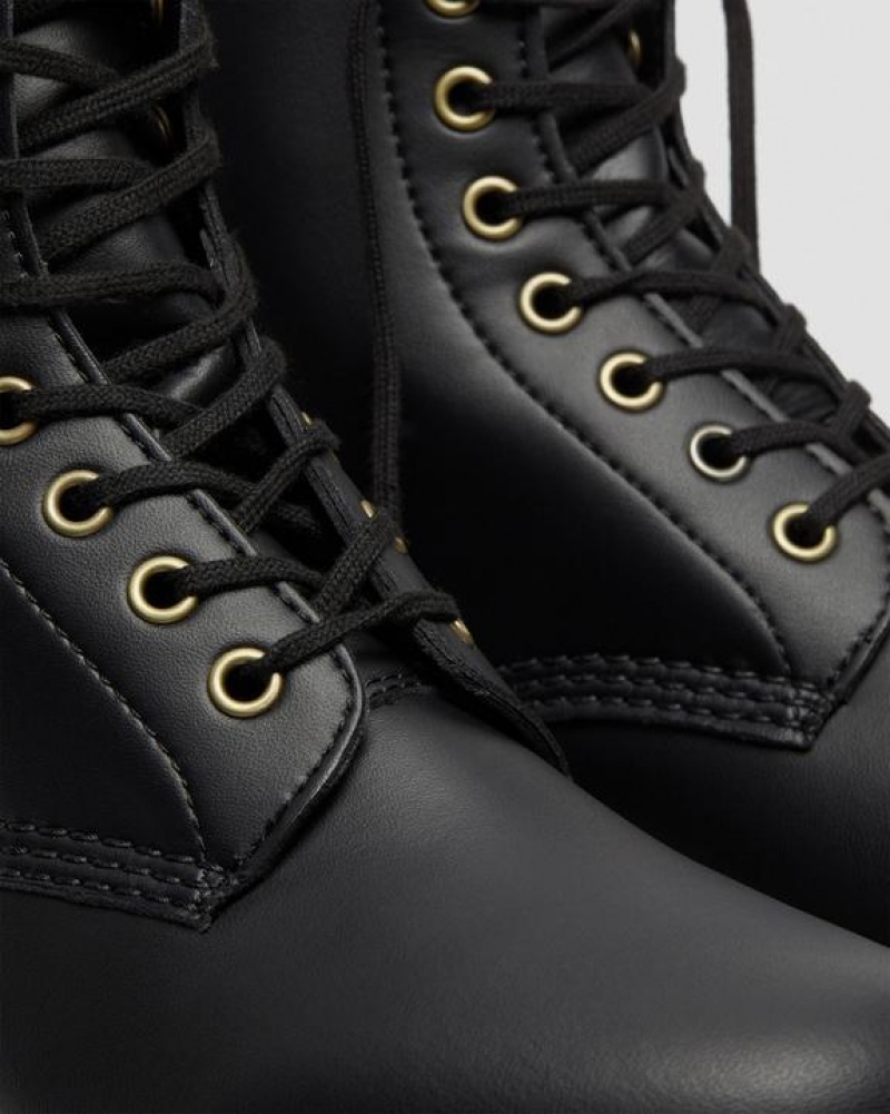 Dr Martens Vegaaniset 1460 Felix Pitsi Up Naisten Saappaat Mustat | Suomi_Dr93523