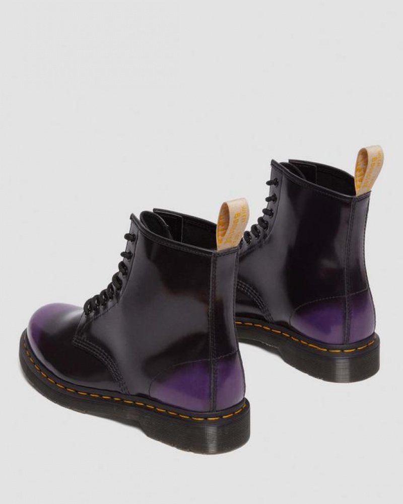 Dr Martens Vegaaniset 1460 Pitsi Up Miesten Saappaat Mustat Violetit | Suomi_Dr70884