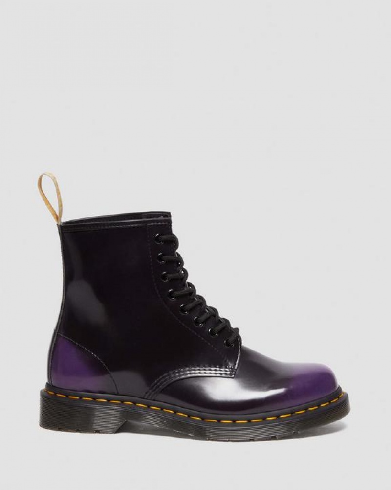 Dr Martens Vegaaniset 1460 Pitsi Up Miesten Saappaat Mustat Violetit | Suomi_Dr70884