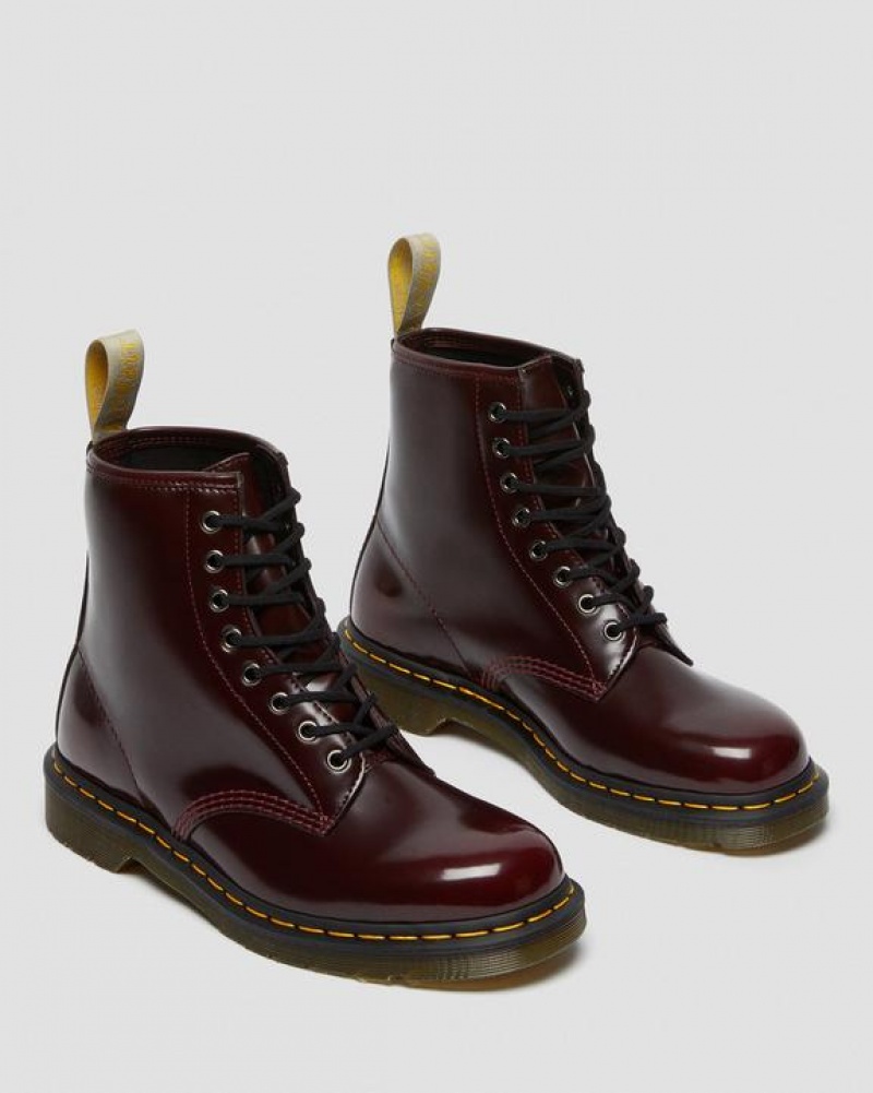 Dr Martens Vegaaniset 1460 Pitsi Up Naisten Saappaat Pinkki Punainen | Suomi_Dr41717