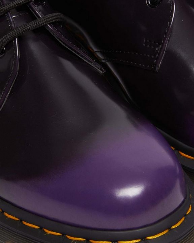 Dr Martens Vegaaniset 1461 Oxford Miesten Kengät Mustat Violetit | Suomi_Dr12704