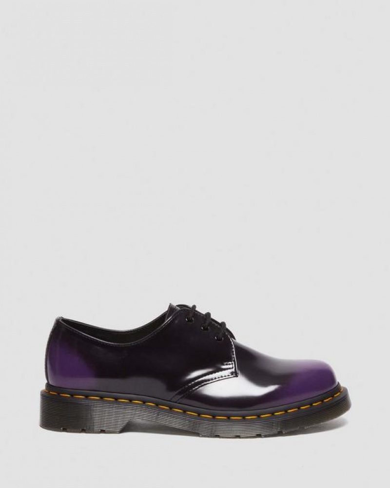 Dr Martens Vegaaniset 1461 Oxford Miesten Kengät Mustat Violetit | Suomi_Dr12704