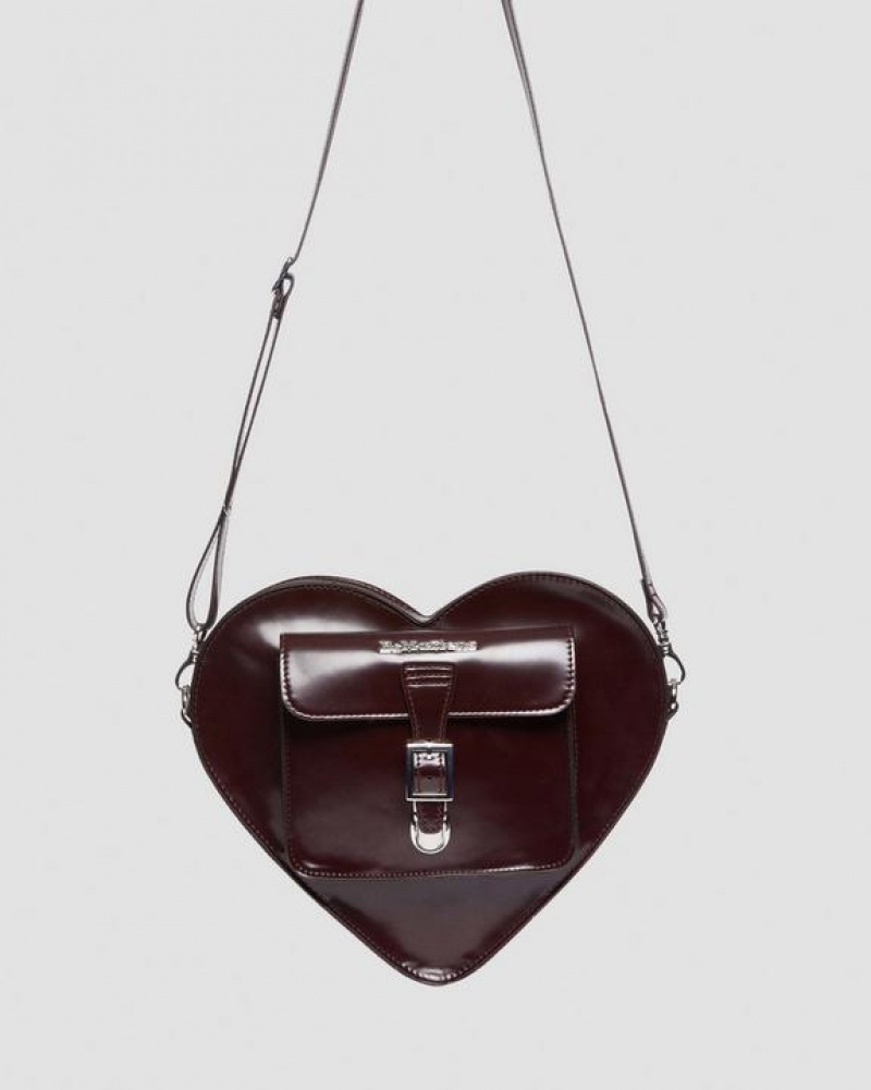 Dr Martens Vegaaniset Heart Shaped Backpack Accessories Laukut Pinkki Punainen | Suomi_Dr19954