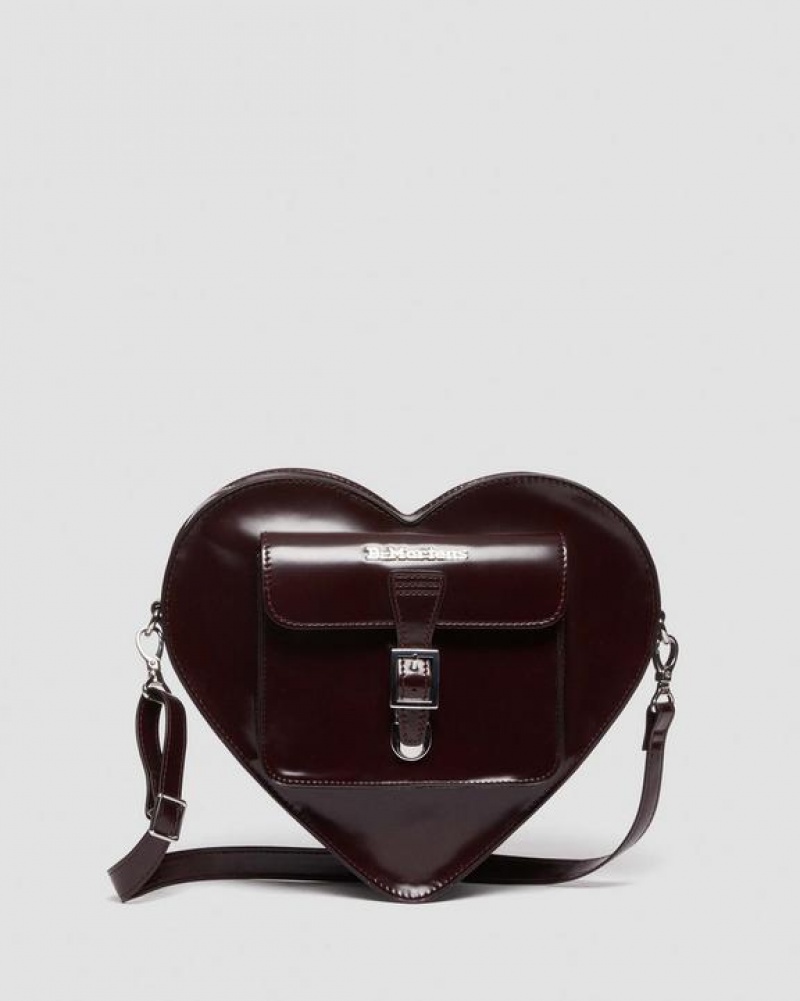 Dr Martens Vegaaniset Heart Shaped Backpack Accessories Laukut Pinkki Punainen | Suomi_Dr19954