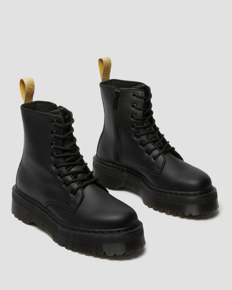 Dr Martens Vegaaniset Jadon II Boot Mono Naisten Platform Kengät Mustat | Suomi_Dr11390