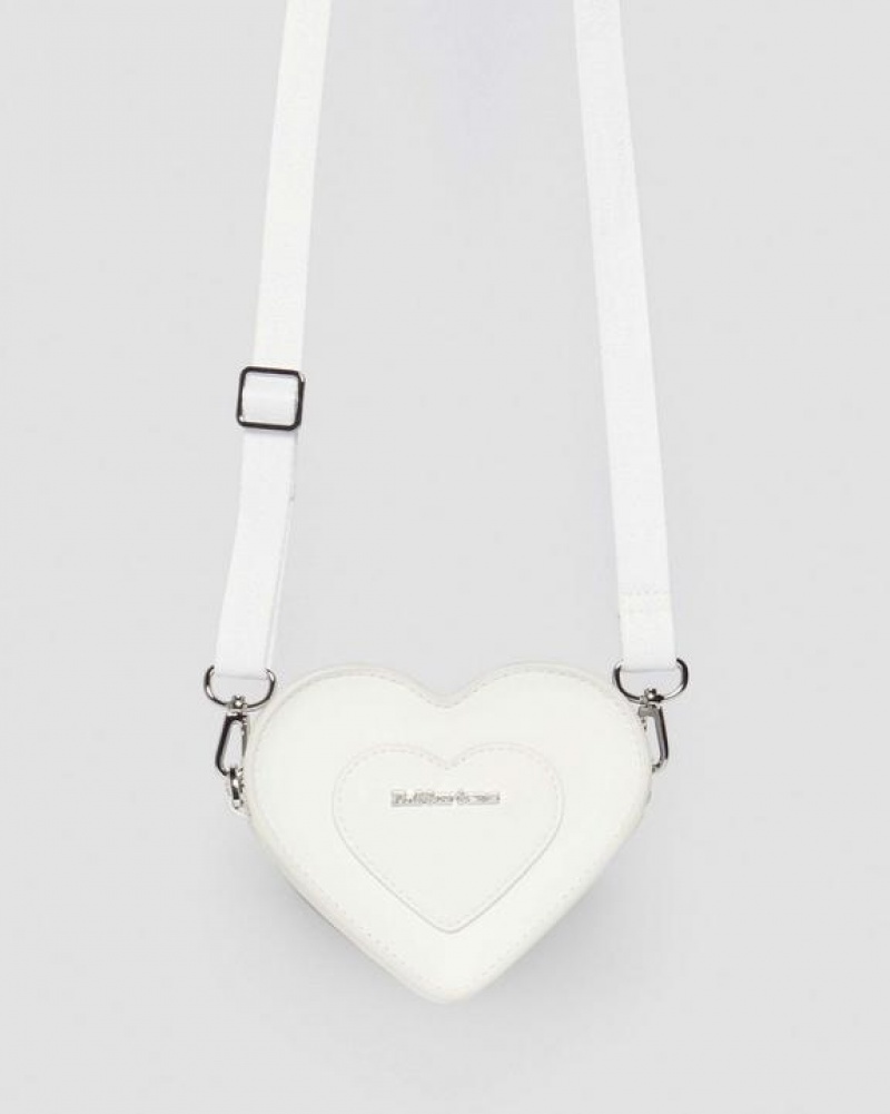 Dr Martens Vegaaniset Mini Heart Shaped Accessories Laukut Valkoinen | Suomi_Dr53814