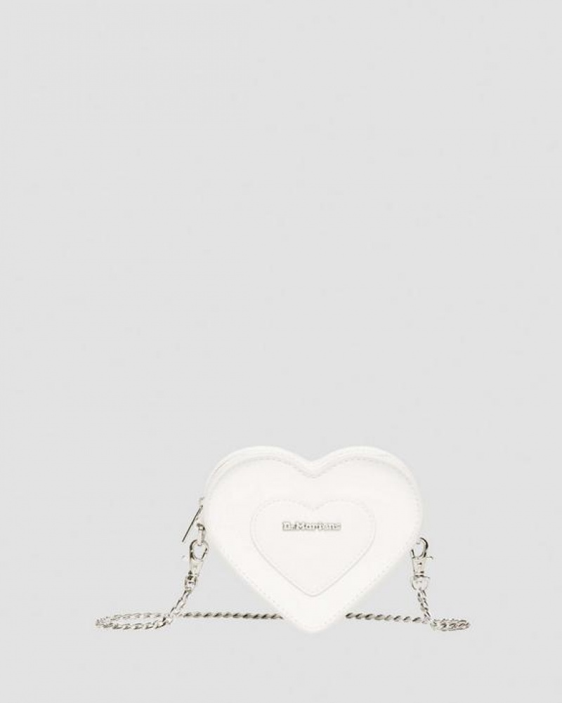 Dr Martens Vegaaniset Mini Heart Shaped Accessories Laukut Valkoinen | Suomi_Dr53814