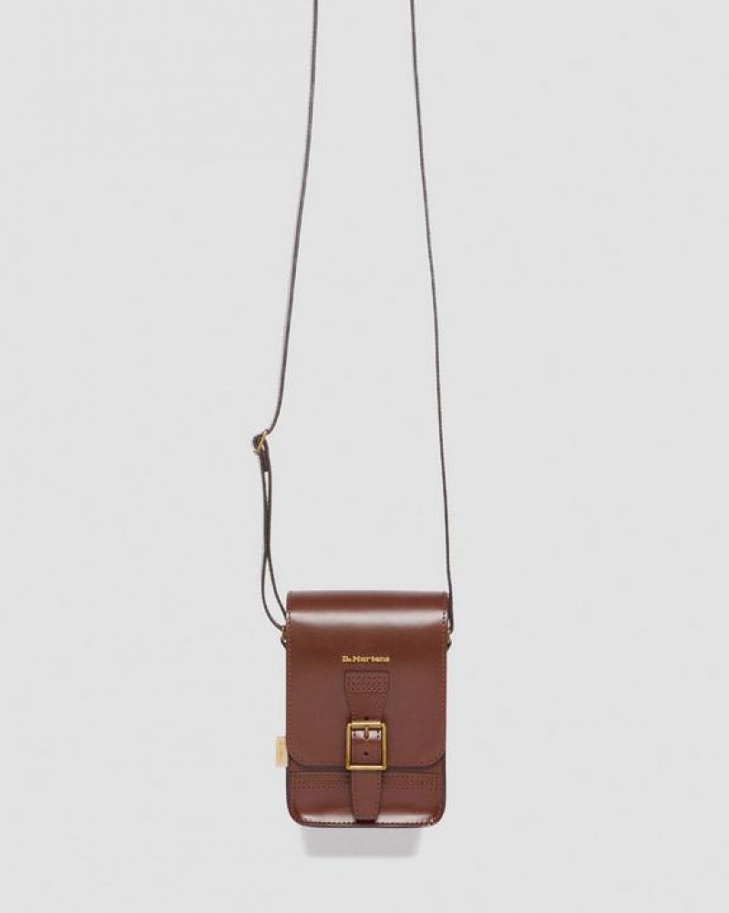 Dr Martens Vegaaniset Norfolk Vertical Crossbody Accessories Laukut Ruskea | Suomi_Dr91012