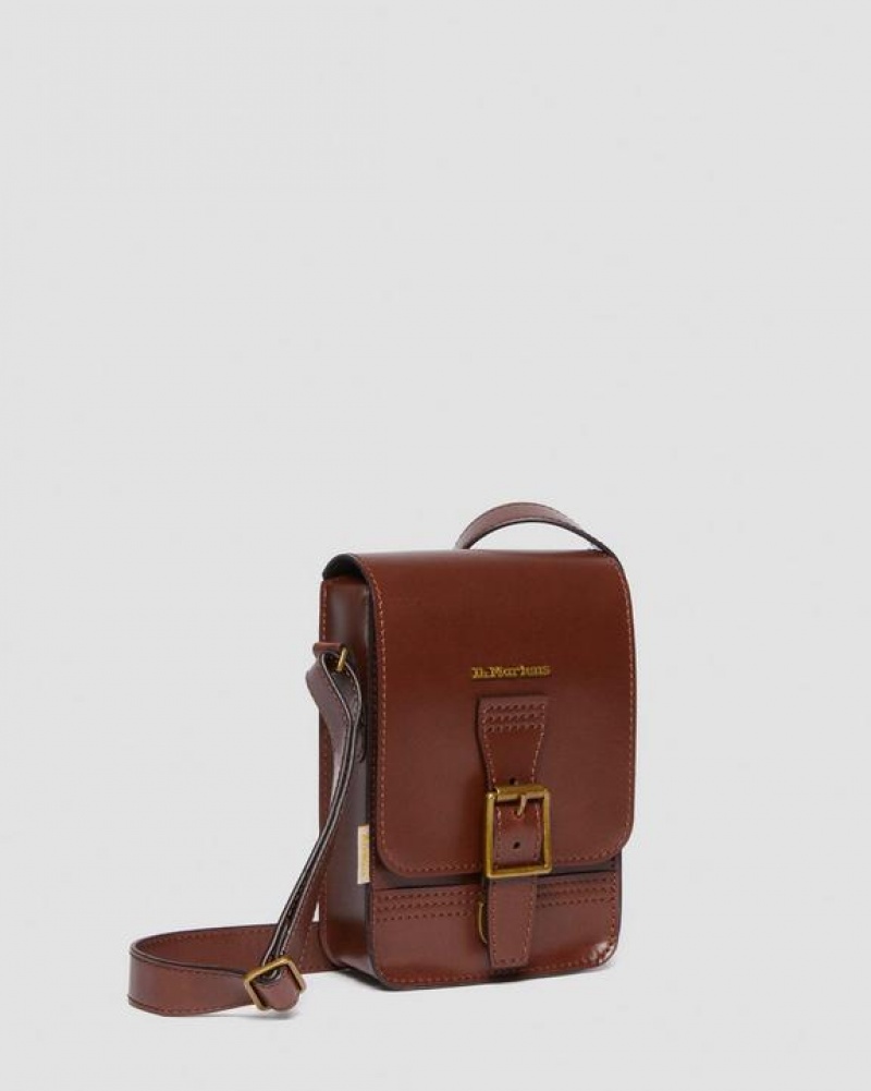 Dr Martens Vegaaniset Norfolk Vertical Crossbody Accessories Laukut Ruskea | Suomi_Dr91012