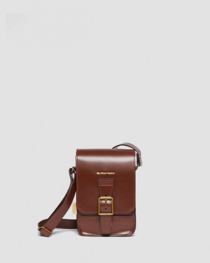 Dr Martens Vegaaniset Norfolk Vertical Crossbody Accessories Laukut Ruskea | Suomi_Dr91012