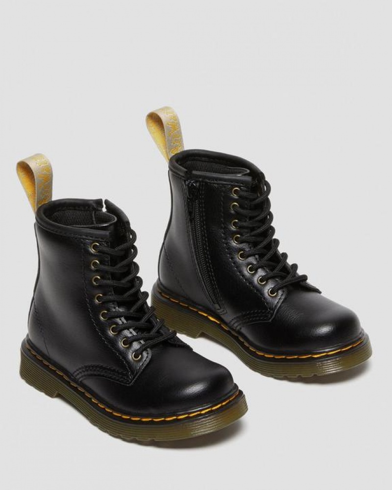 Dr Martens Vegaaniset Toddler 1460 Pitsi Up Lasten Saappaat Mustat | Suomi_Dr52767