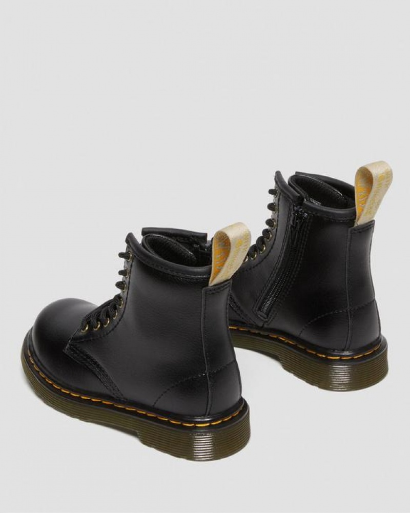 Dr Martens Vegaaniset Toddler 1460 Pitsi Up Lasten Saappaat Mustat | Suomi_Dr52767