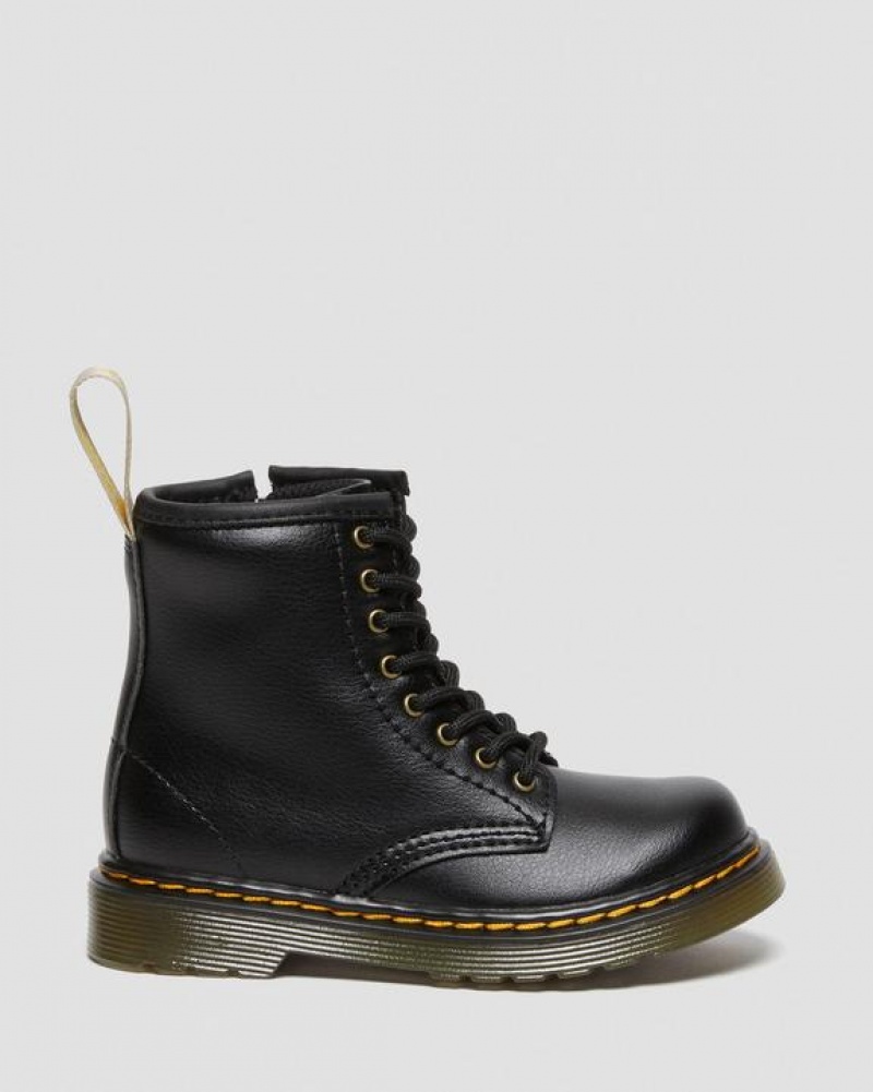 Dr Martens Vegaaniset Toddler 1460 Pitsi Up Lasten Saappaat Mustat | Suomi_Dr52767