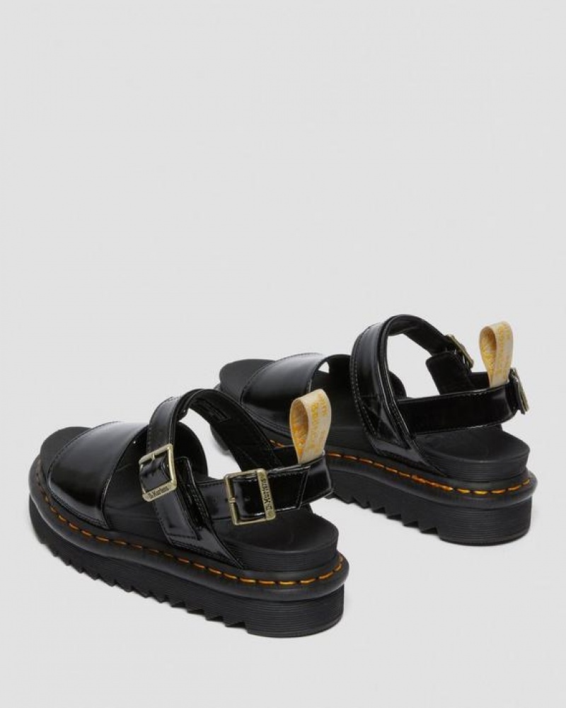 Dr Martens Vegaaniset Voss Strap Naisten Sandaalit Mustat | Suomi_Dr45362