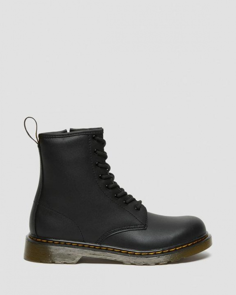 Dr Martens Youth 1460 Softy T Nahkaiset Pitsi Up Lasten Saappaat Mustat | Suomi_Dr69175