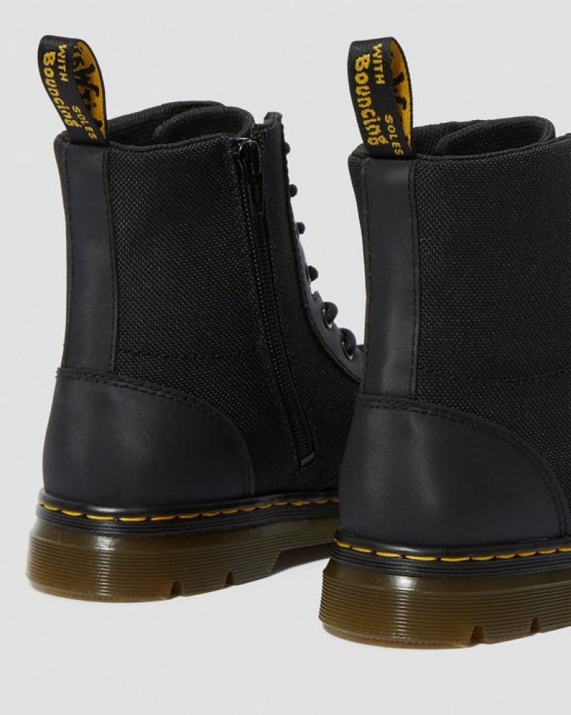 Dr Martens Youth Combs Extra Tough Poly Vapaa-ajan Lasten Saappaat Mustat | Suomi_Dr40976