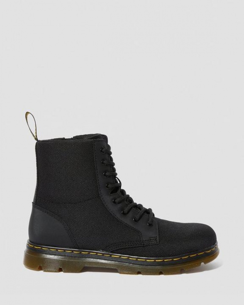 Dr Martens Youth Combs Extra Tough Poly Vapaa-ajan Lasten Saappaat Mustat | Suomi_Dr40976